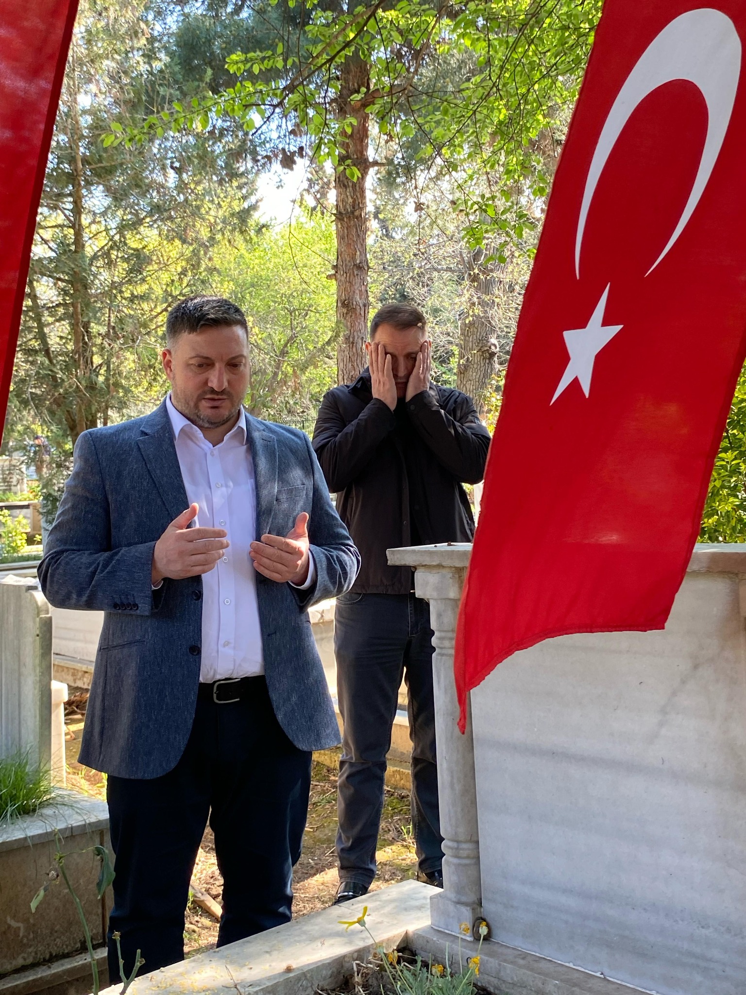AK Parti Sancaktepe Teşkilatı Şehitler ve Merhum Teşkilat Mensupları İçin Dua Etti